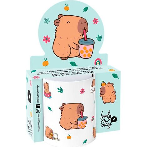 Bubble Tea Becher 330 Ml Capybara Design Perfekt F R Getr Nke