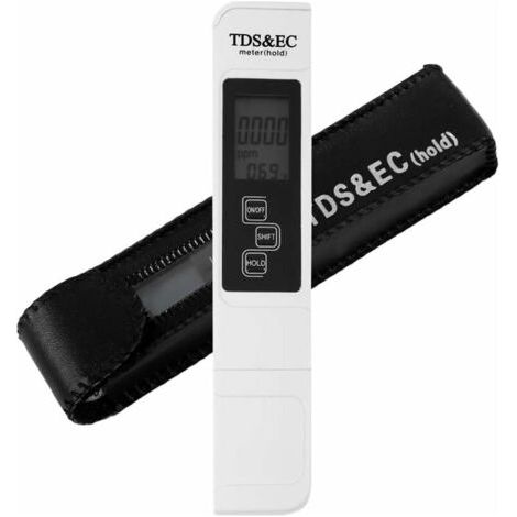 LCD Écran TDS EC Mètre Digital TDS Testeur 3 en 1 pour Qualité de l'eau Stylo Testeur EC, Conductivité et Température Mesure de Pureté de Qualité de l'eau Potable Picine Lab (1/5)