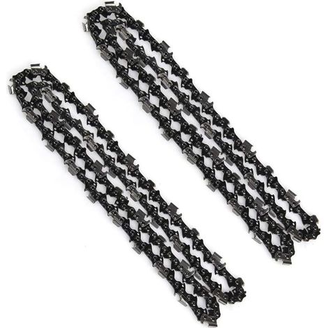 Chaînes Tronçonneuse Authentiques - Rotatech 16" 59 Maillons - Longueur 40 cm - Titane Électrique (Lot de 2) (1/5)