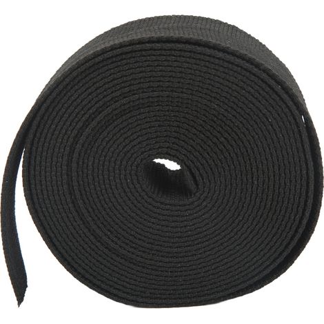 Gaine thermique extensible en fibre de verre 16 mm noire pour câble de tuyau d'huile automobile, 3 m (10 pi) (1/5)