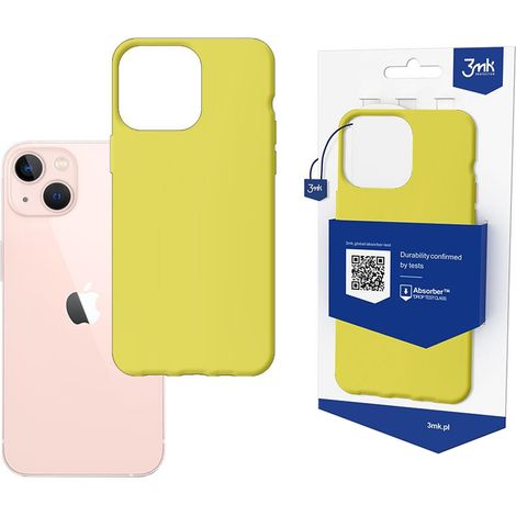 Funda mate 3mk para Apple iPhone 14 Plus, color lima.