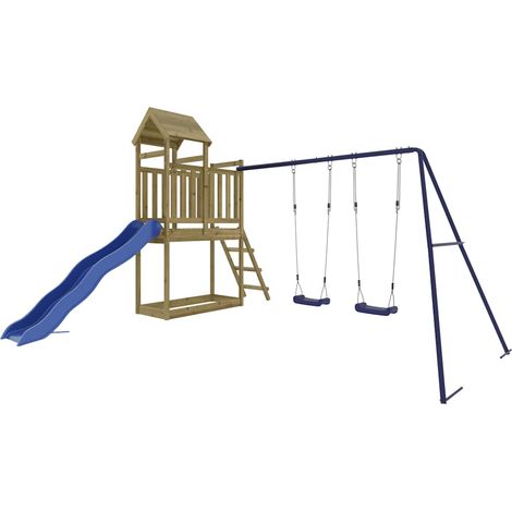 Parque infantil de exterior madera de pino impregnada vidaXL (1/5)