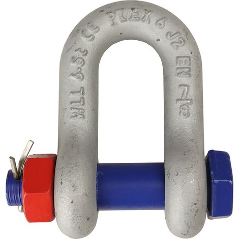 Manille en D en Alliage d'acier, 3.25t ( Prix pour 1 )