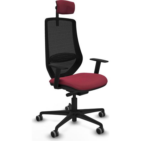Piqueras y Crespo Mardos Silla de oficina granate cómoda