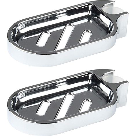 MINKUROW Jabonera De Ducha, 2 Piezas Jabonera De 25 Mm Jabonera De Plástico Abs Duradera Jabonera De Baño (1/5)