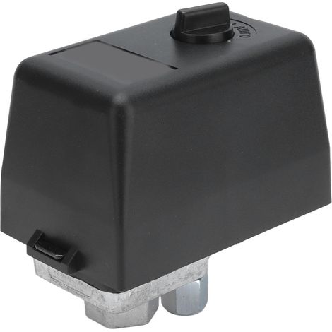 Interrupteur pression compresseur piston régulateur automatique commande 220V 380V 15A filetage G1/4 plastique aluminium (1/5)