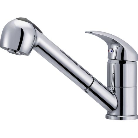Primaster Küchenarmatur Sydney Wasserhahn Spültischarmatur herausziehbare Braus (1/3)
