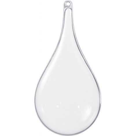 Pallina acrilica, stalattite, plastica apribile, ciondolo a goccia, fai da te TG76132 (1/5)