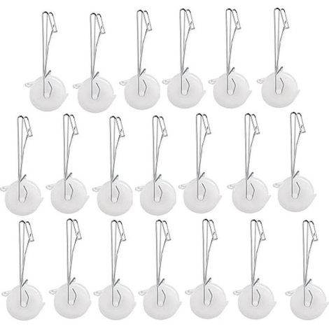 Lot de 20 crochets de support pour tomates avec ficelle de 15 m, kit de treillis pour serre durable pour empêcher les tomates de pincer ou de tomber (1/5)