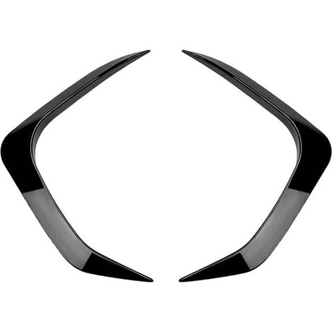 Spoiler anteriore nero lucido con labbro paraurti per BMW X1 U11 IX1 20i 23i 30e 25e M35i M Sport 2022-2024 (1/3)