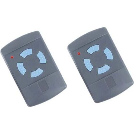 Sdre HSM4 868 MHz Garage Door Remote Control with 4 Buttons, Blue Color. Replaces Hormann 868 MHz transmitters: HS4, HSM2, HSP4, HS1, Tubauto HSM4, Tubauto HS4, 2-Pack.