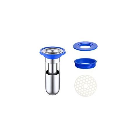 Siphon de douche anti-odeur 53x105x32mm, clapet anti-retour, drainage efficace pour sol de douche ou évier (1/5)