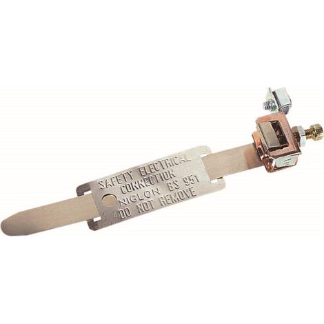 Dencon Adjustable Earth Bonding Clamp for 12-32mm Pipes