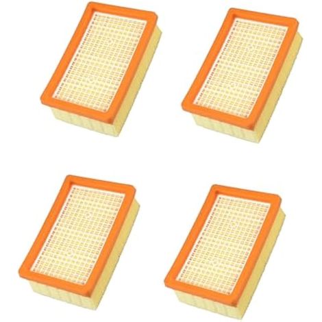 4 Pièces Filtre Aspirateur pour Kärcher MV4 MV5 MV6, Filtre Accessoires Aspirateur avec Pinceau, Accessoires Remplacement pour Aspirateur Karcher