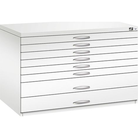 C+P, Armoire à plans, format A1, 8 tiroirs, hauteur 760 mm,