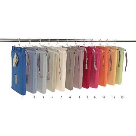 Completo letto 100% cotone percalle 12 colori due misure tintura solida Blu - 1 Piazza