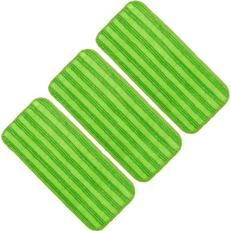 XEPHO Lingettes Reutilisable pour Swiffer WetJet 3 Packs,Tampon à vadrouille réutilisable,Mop Pads en Microfibres pour Nettoyer et frotter Les sols secs ou humides, Le Bois, carrelage et marbre (1/4)
