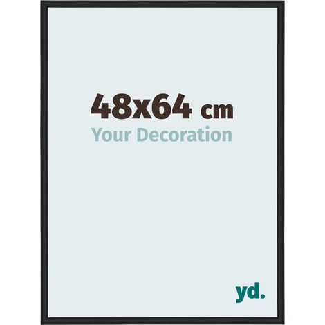 yd. - Cadre photo 48x64 - Noir Brillant - Aluminium - Miami (1/5)