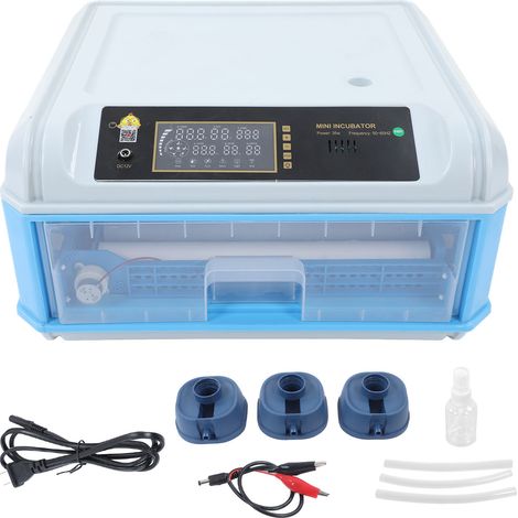 Incubateur d'œufs 36 œufs, tiroir LED, remplissage automatique de l'eau, couveuse pour canard poulet oiseau, prise US 110V (1/5)