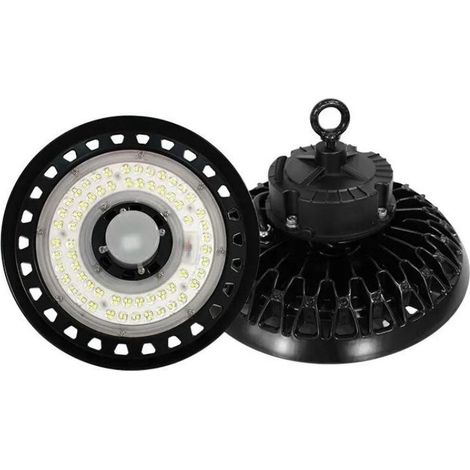 Suspension Industrielle UFO 200W 160lm/W avec Détecteur de mouve