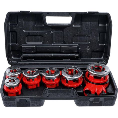 Jeu de Filières Automatiques 8 pcs 1/4 - 1 1/4 - Acier, Précision et Durabilité, Pro - D-Work