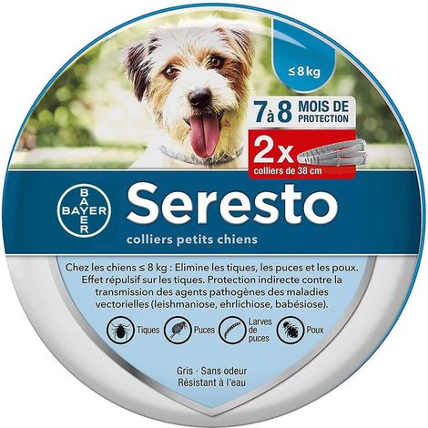 Chien – Collier Anti-Puces et Anti-Tiques pour Petits Chiens - Moins de 8KG (1/5)