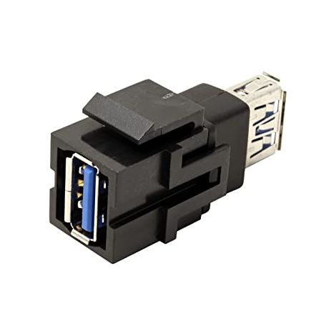 Adattatore Bachmann USB A/A 3.0 Keystone Modul nero [917.120] (1/4)