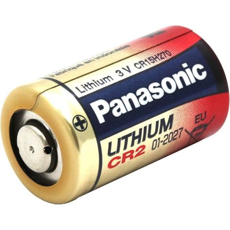Pila al litio 3V Panasonic - CR2 (1/2)