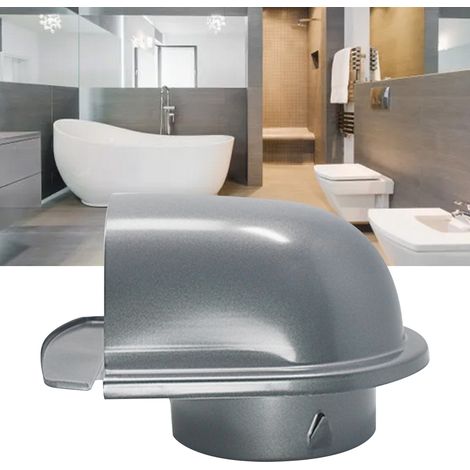 Grille de Ventilation Rond pour Évacuation de Hotte - Capot Exterieur Anti-Pluie en Stainless Steel 304 - Modèle U - Dimension 150mm (1/5)