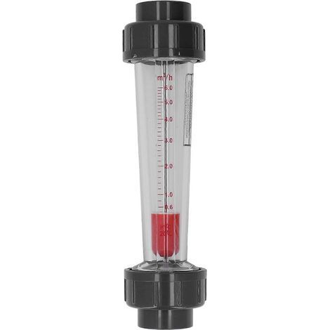 Débitmètre liquide haute précision, tube en plastique ABS, débitmètre d'eau 0,6 à 6 m3/h (1/4)