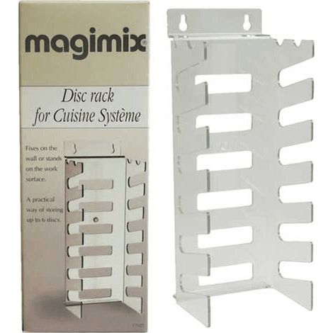 CASIER RANGEMENT 6 DISQUES MAGIMIX POUR PIECES PREPARATION CULINAIRE PETIT ELECTROMENAGER - 17029