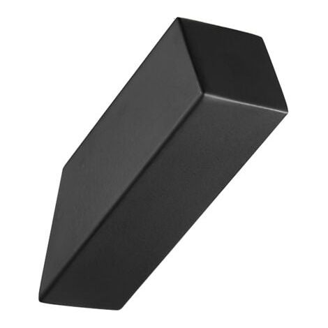 Lot de 4 crochets muraux noirs mats en acier inoxydable SUS 304 très résistants pour salle de bain, chambre, entrée, manteau, vestiaire, garage, fixation murale (1/5)