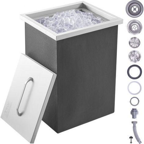 Bac à Glace Encastrable 25 3 L 355x305x461 mm Boîte Isotherme (1/5)