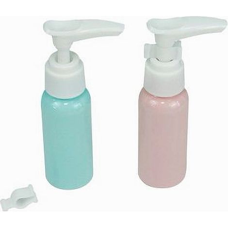 TRADE SHOP - Set 4 Pz Bottiglia Da Viaggio Flacone Vuoto 35ml Con Erogatore Per Lozione 79376 - (1/3)