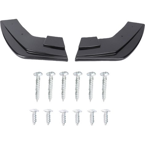 Protezione laterale paraurti F20 in ABS - Kit da 2 pezzi per BMW Serie 1 118i 120d 120i 125i M Sport 2015-2019 - Stile carbonio (1/5)