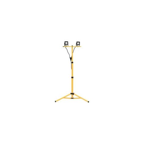 Foco LED con trípode, 2 x 10 W, luz blanca cálida - Crezuo