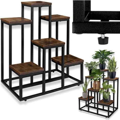 Supporto per fiori da terra in stile loft, supporto per fiori rustico belga (1/5)