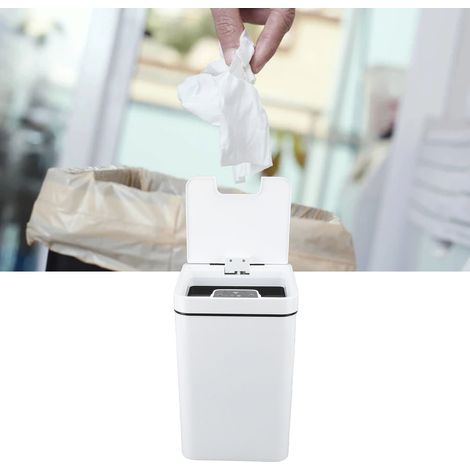 Intelligenter Abfalleimer mit 18 Litern Fassungsvermögen und Sensor, ideal für Zuhause, Küche, Toilette, Hotels und Büros. (1/5)