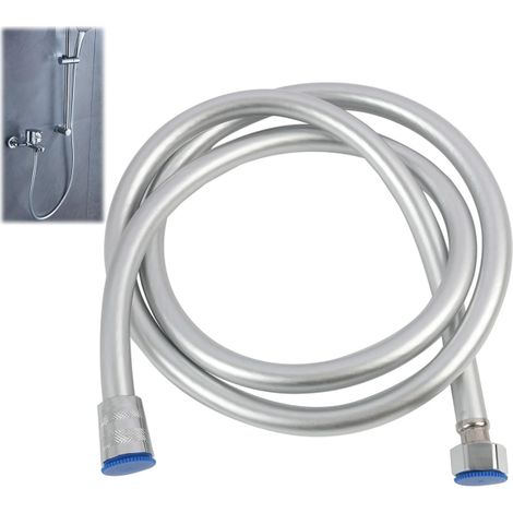 Tuyau de Douche Flexible 1,5m en PVC, Haute Résistance à la Torsion et à la Pression, Compatible Universel G1/2, Installation Facile (1/5)