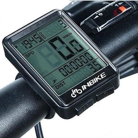 Compteur Velo Sans Fils VTT Compteur de Vitesse Vélo Sans Fil Cycle Ordinateurs Ordinateur de vélo avec écran imperméable à l'eau (1/5)