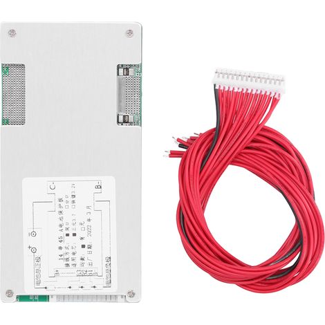 Carte de protection pour batterie au lithium, dissipation thermique rapide, 3 panneaux de protection anti-peinture, 52 V, 45 A, 5 W (1/5)