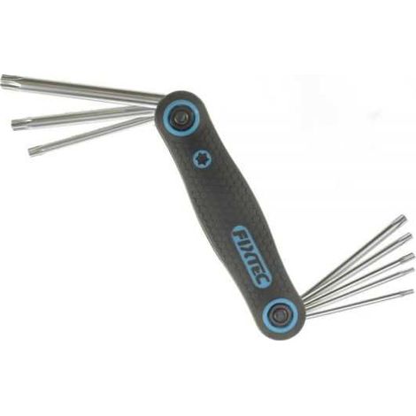 Ensemble de clés Torx pliantes T9 à T40 - 8 pièces - Fixtec (1/4)