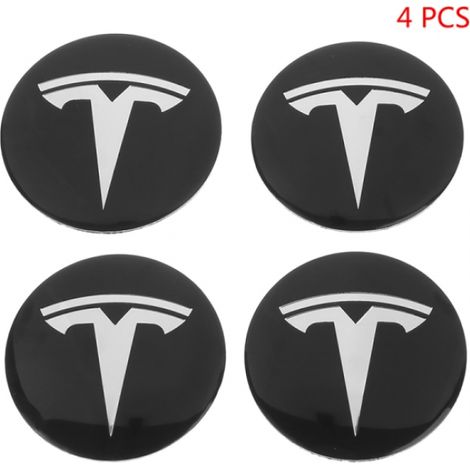 4-teiliges Radnabenkappen-Set für Tesla Model 3 Y und Tesla Accesso S