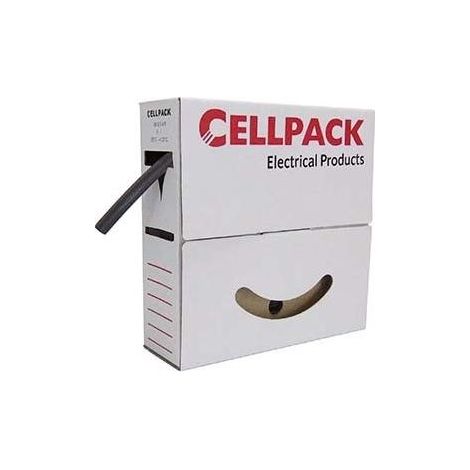 CellPack 127097 Schrumpfschlauch ohne Kleber Schwarz 1.50 mm 0.50 mm Schrumpfrate:3:1 15 m (1/2)