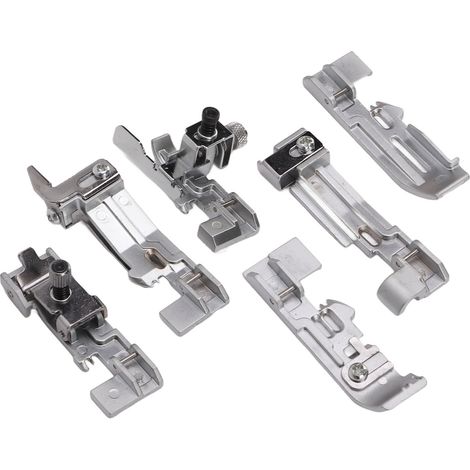 6-teiliges Nähfußset aus Aluminiumlegierung, einfache Montage, verschleißfest, umweltfreundliches Nähzubehör (1/5)