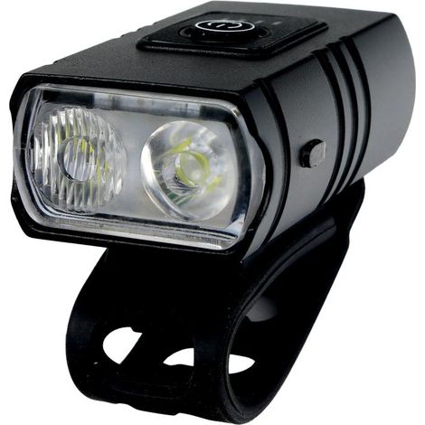 Teger LED-Fahrradfrontlicht, 315 lm, 1200 mAh, USB-aufladbar (1/5)