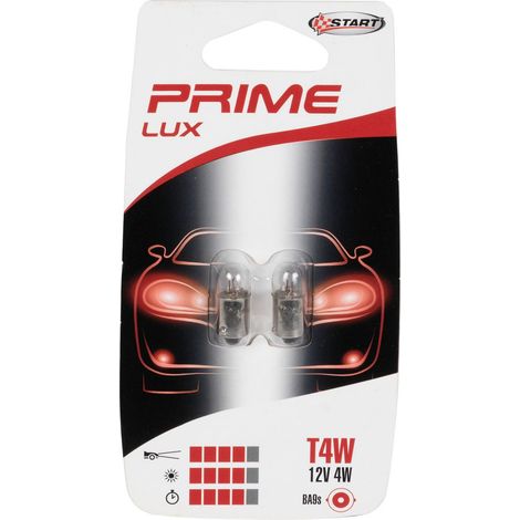 START T4W Coppia di lampadine per luci spia auto 12V 4W BA9s Originale (1/3)
