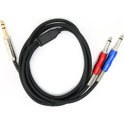 Câble Audio BLS0201 6.35mm Mâle vers Double Mono 1.8m pour Équipement d'Enregistrement et Instruments (1/5)