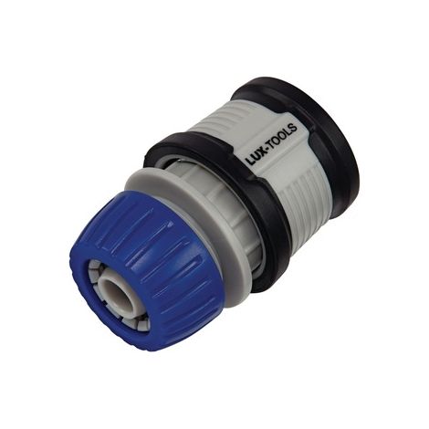 LUX TOOLS - CONNETTORE ACQUASTOP  13 MM1/2-16 MM 5/8