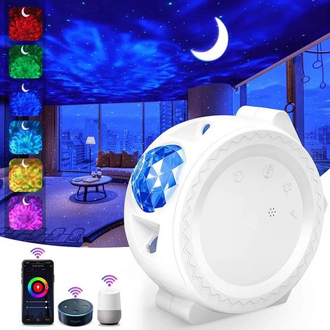 Filiyano – Lampe projecteur ciel étoilé 3 en 1, motif ciel étoilé et lune, veilleuse rechargeable USB (1/5)